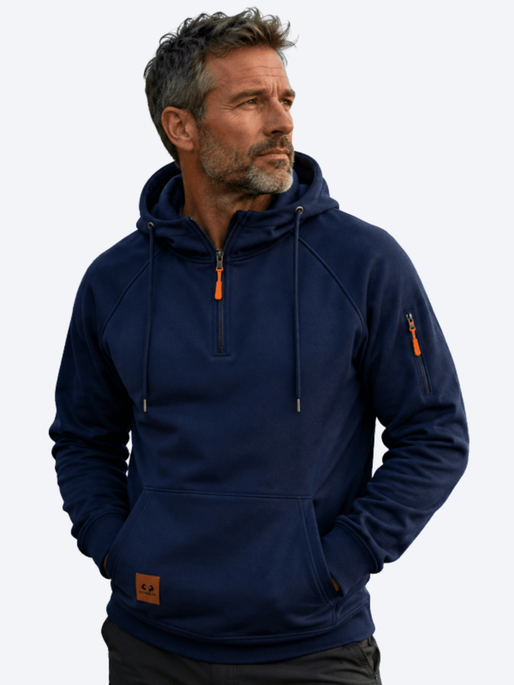 Zeke - Quarter-Zip Hooded Sweatshirt