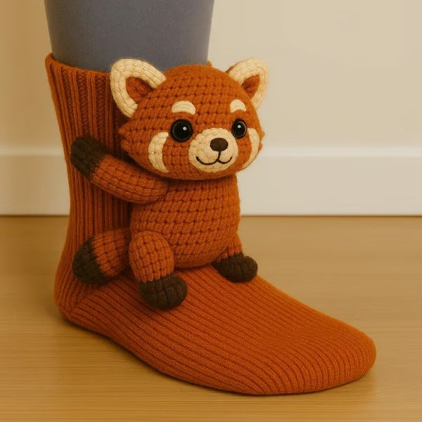 Chiara - Knitted Animal Socks
