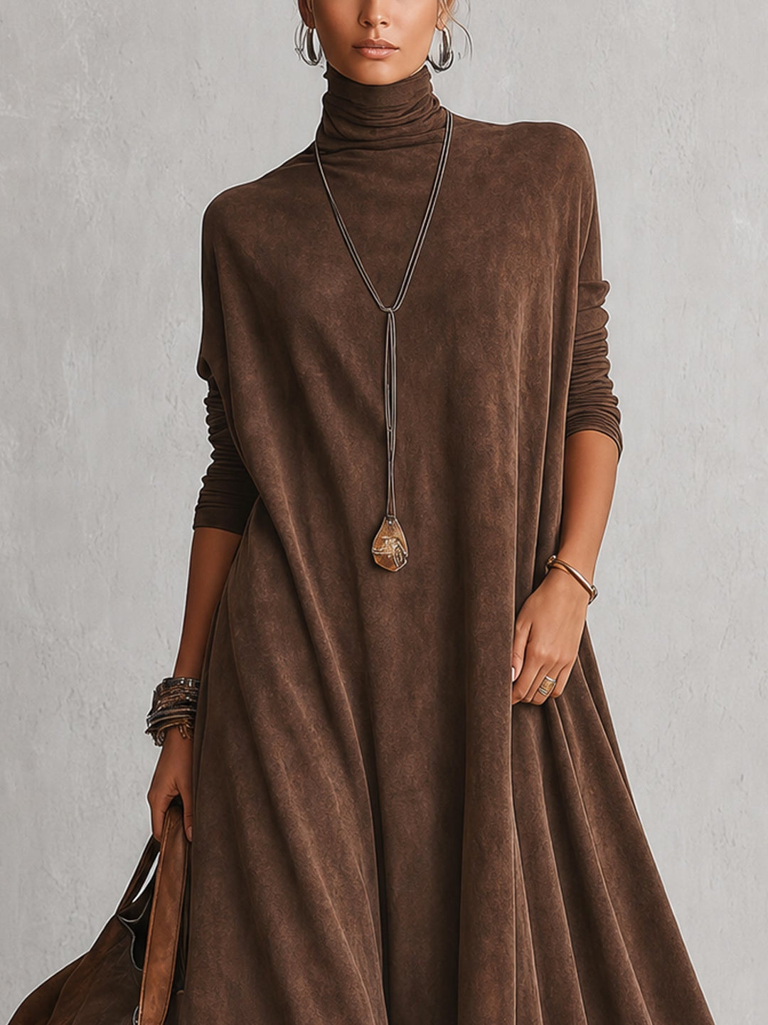 Lavina - Soft-Touch A-Line Maxi Dress