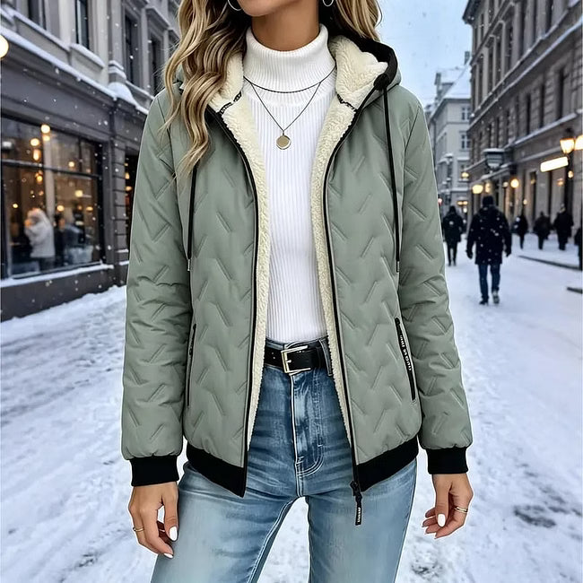 Beata - Soft-Touch Zip Hoodie