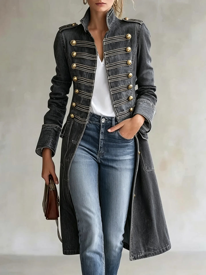 Carisanne - Heavyweight Longline Military Coat