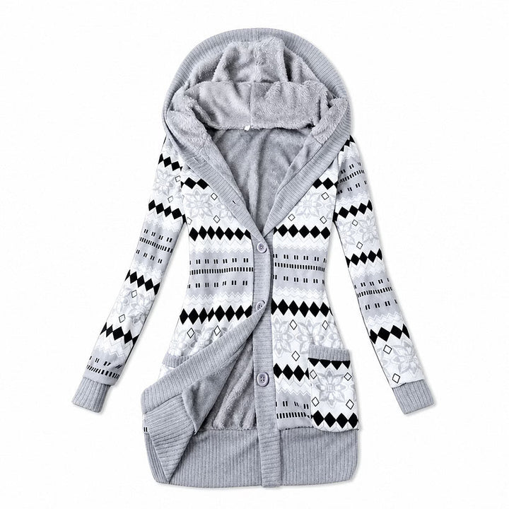 Ines - Thermal Hooded Cardigan