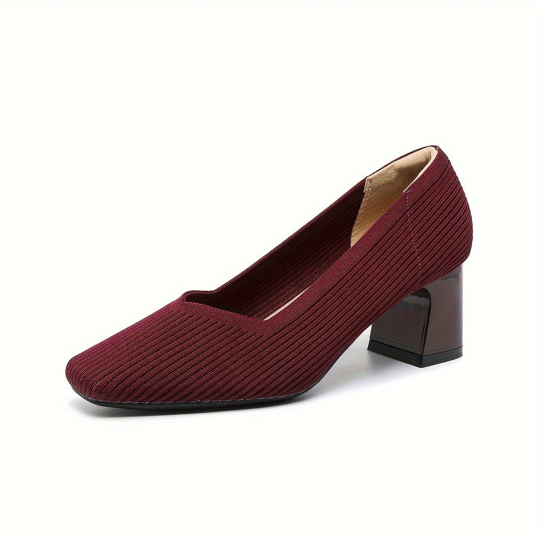 Hetty - Square-Heeled Court Shoe