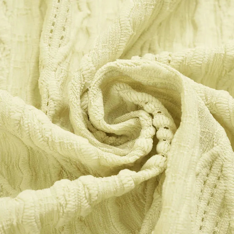 Delienne - Soft-Touch Pointelle Knit Cardigan