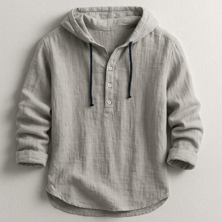 Beckford - Breathable Linen Hooded Shirt