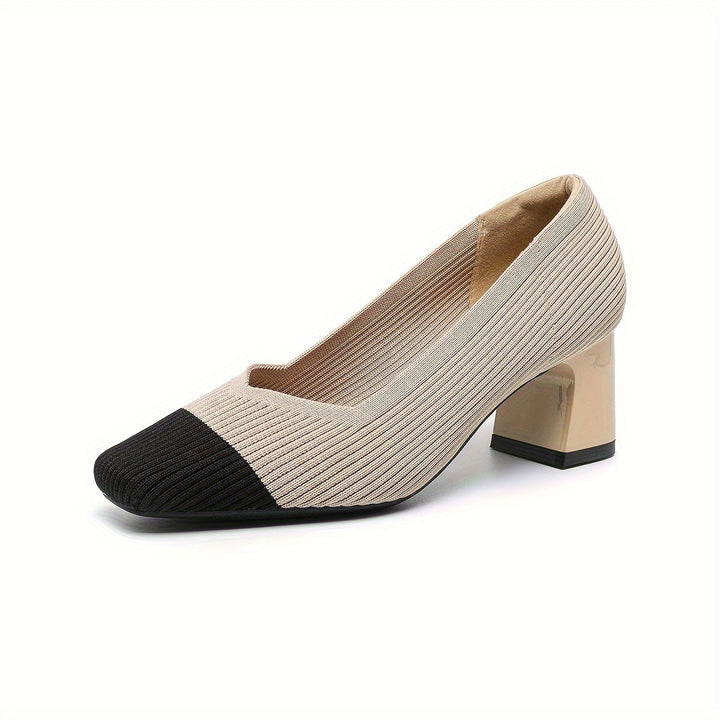 Hetty - Square-Heeled Court Shoe