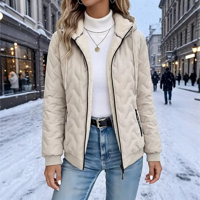 Beata - Soft-Touch Zip Hoodie