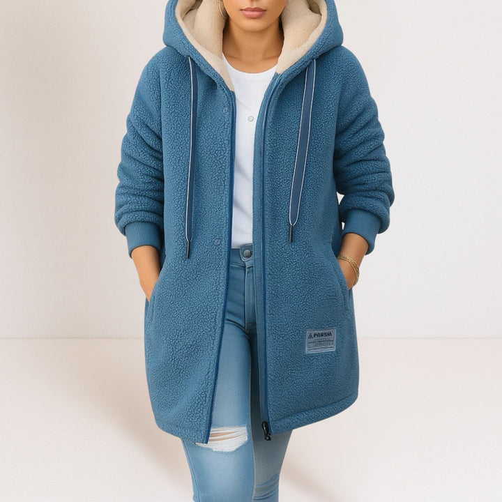 Rosie - Soft-Touch Hooded Jacket
