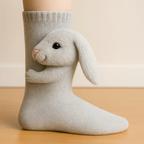 Chiara - Knitted Animal Socks
