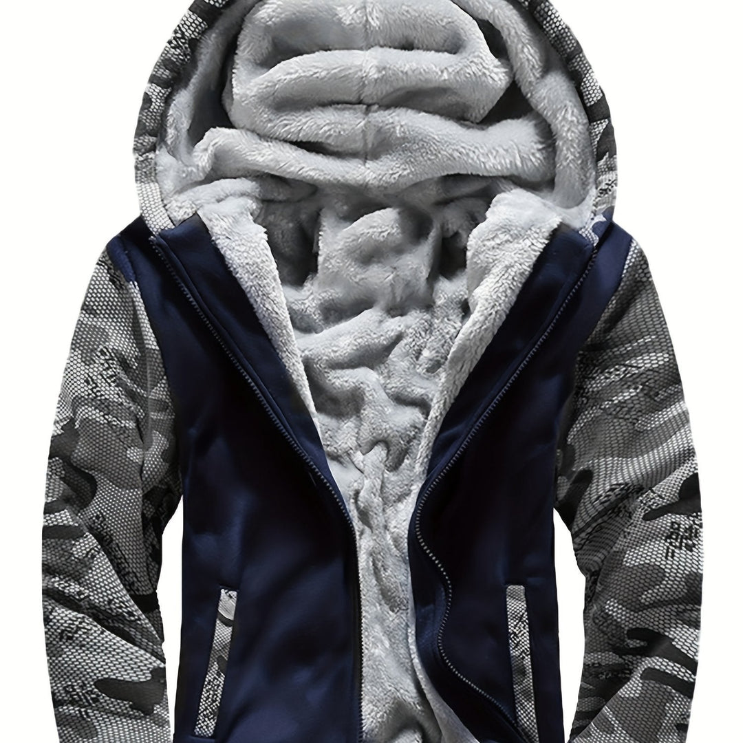 Dax - Heavyweight Camouflage Zip Hoodie