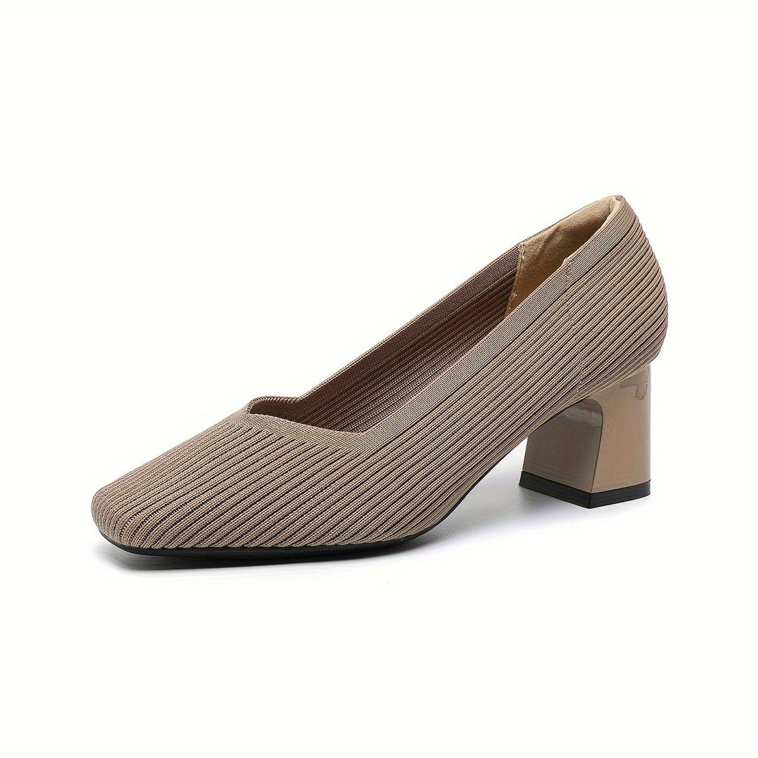 Hetty - Square-Heeled Court Shoe
