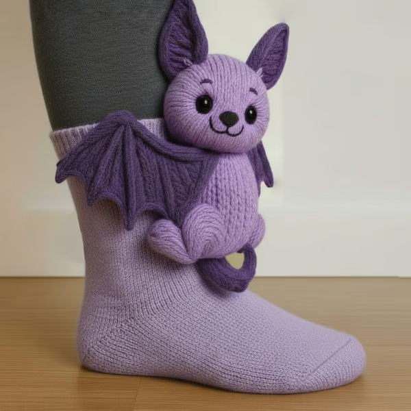 Chiara - Knitted Animal Socks