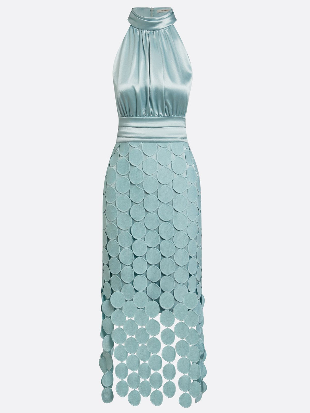 Amabel - Luxe Halter Midi Dress