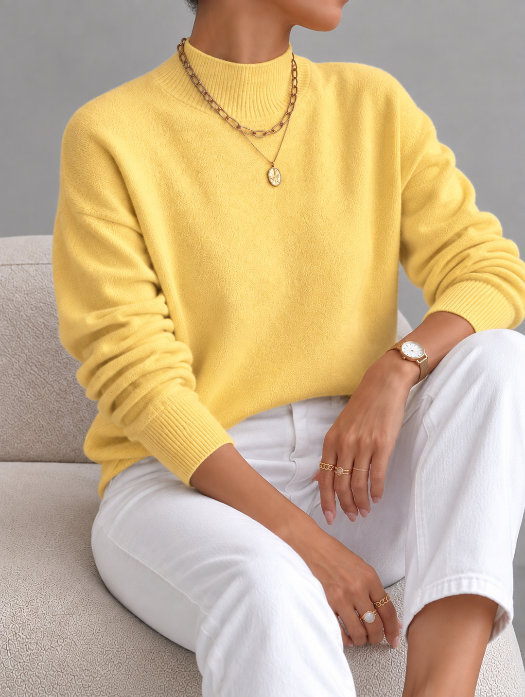 Jinty - Soft Touch Relaxed Knit Sweater