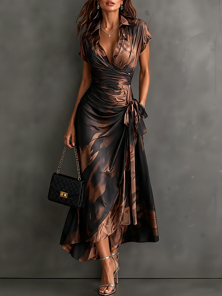 Aila - Soft-Touch Maxi Wrap Dress