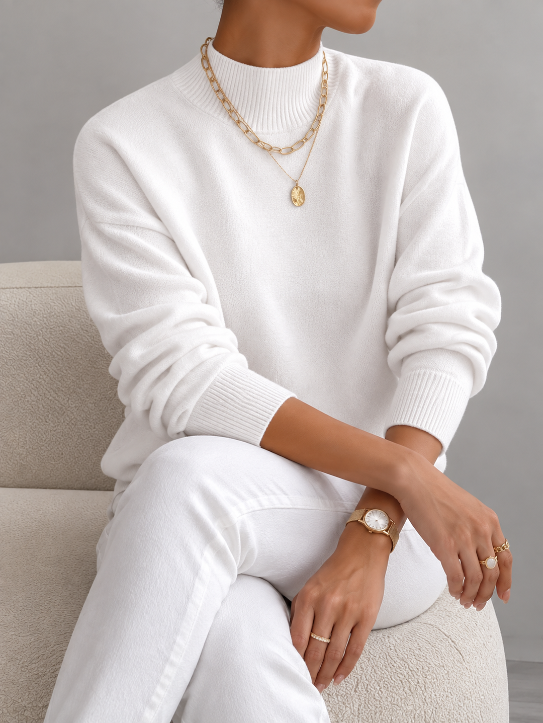 Jinty - Soft Touch Relaxed Knit Sweater