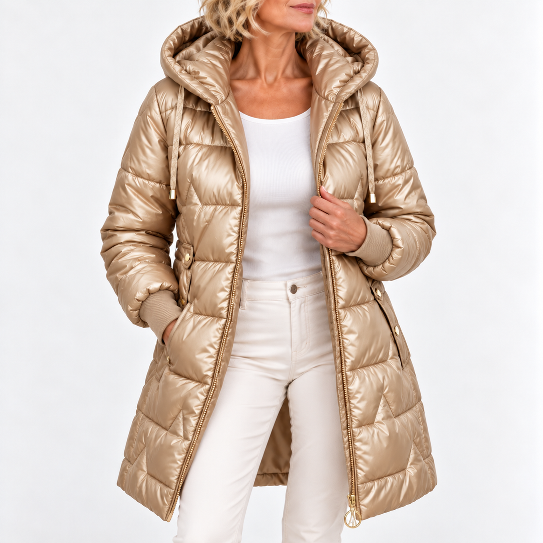 Unaise - Quilted Hooded Jacket