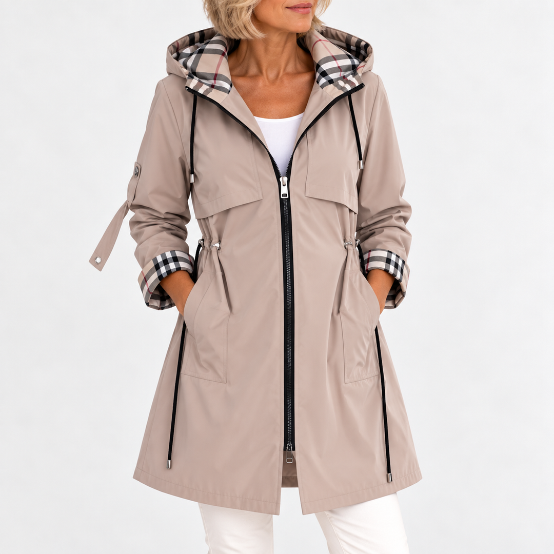 Thirza - Weatherproof Hooded Coat