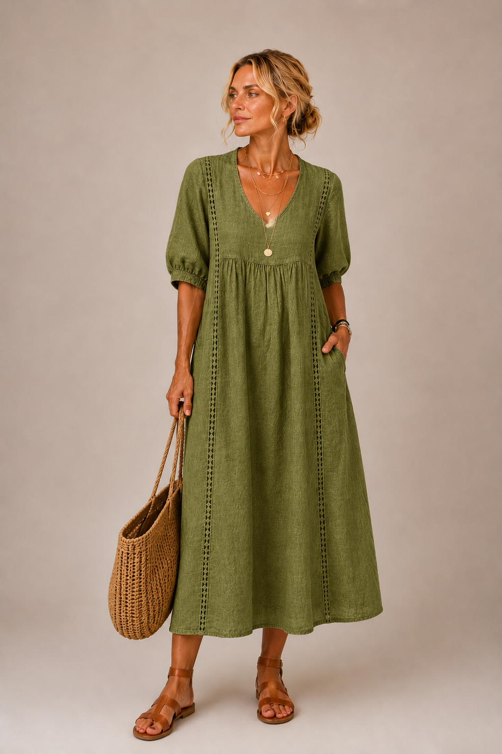 Caralyn - Lightweight Midi Dress