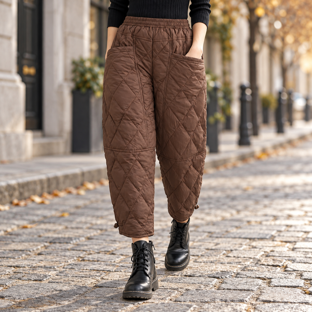 Wilma - Quilted Trousers