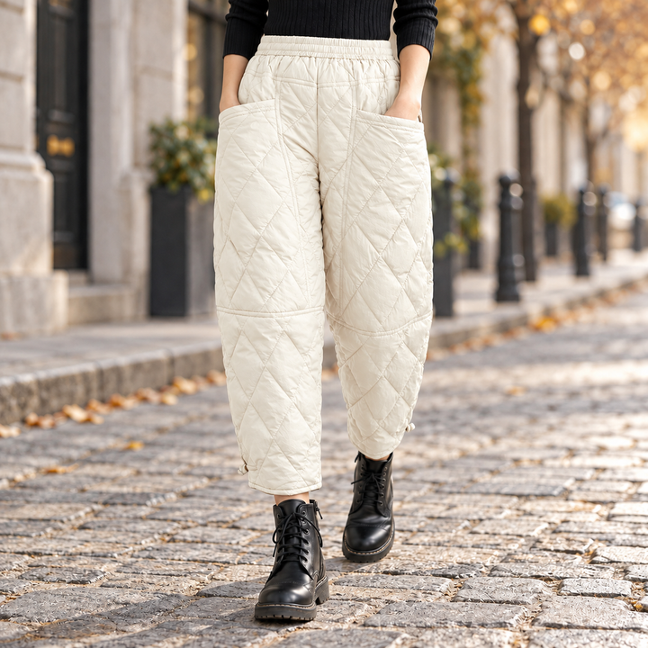 Wilma - Quilted Trousers