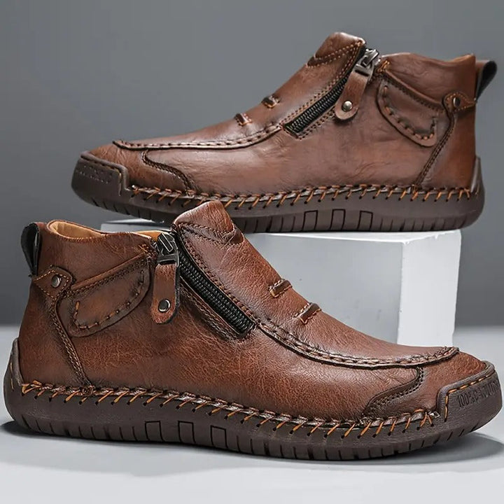 Drevian - Ergonomic Zip Ankle Boots