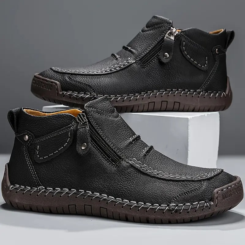 Drevian - Ergonomic Zip Ankle Boots