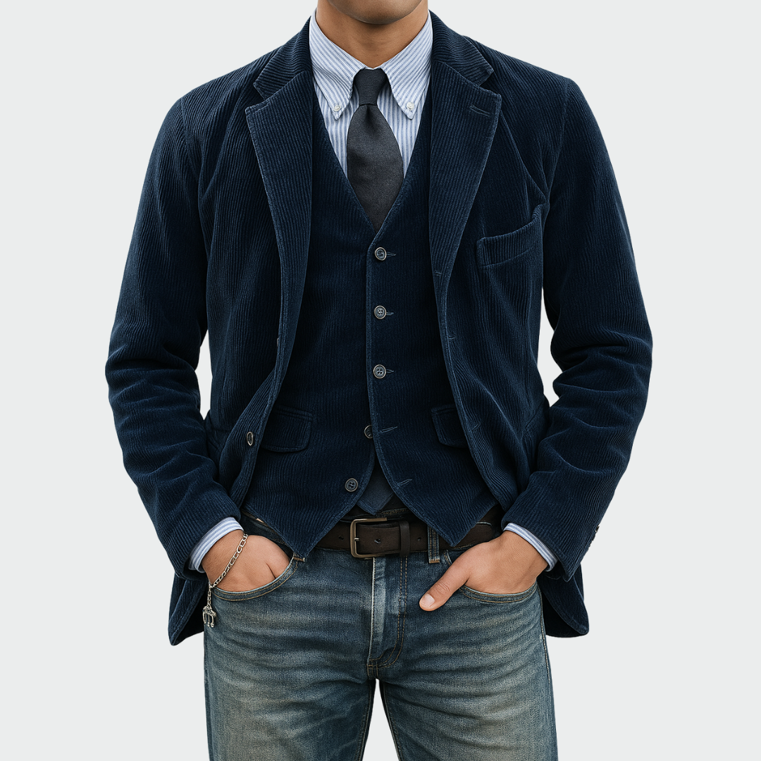 Darnor - Tailored Blazer & Waistcoat Set