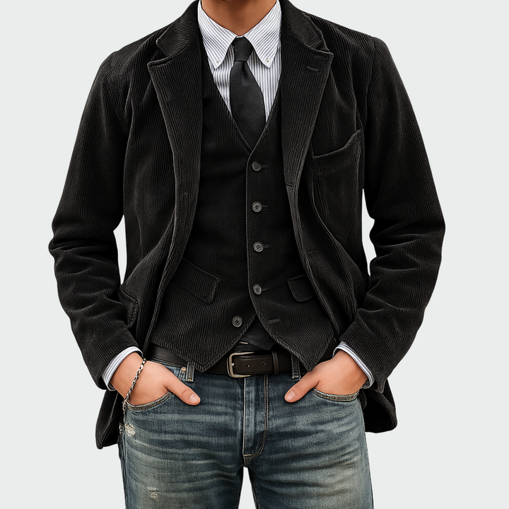 Darnor - Tailored Blazer & Waistcoat Set
