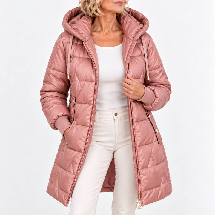 Unaise - Quilted Hooded Jacket