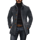 Digby - Ribbed High-Collar Jacket