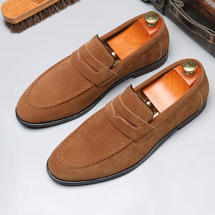 Aberic - Velvety Penny Loafers