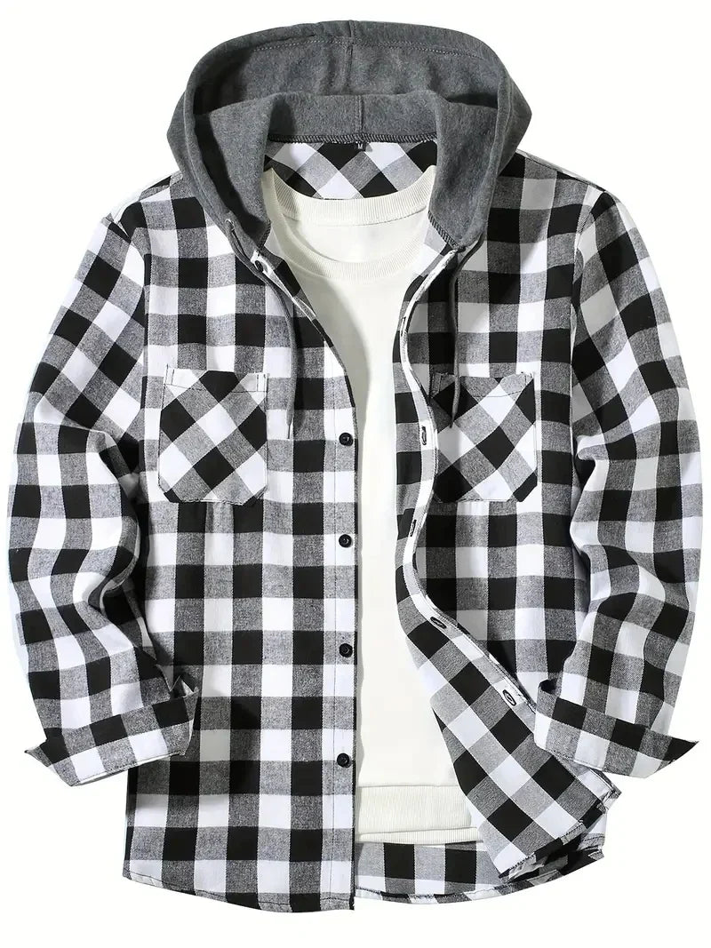 Jastor - Insulated Checked Jacket