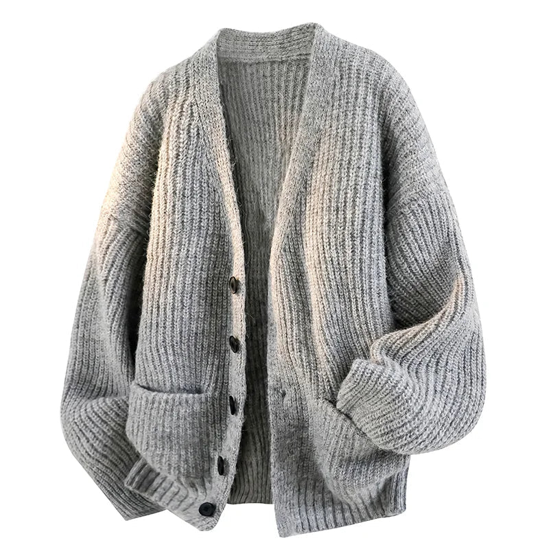Ludo - Chunky Knit Button Front Cardigan