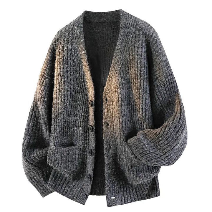 Gertie - Button-Front V-Neck Cardigan
