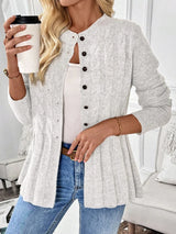 Zarela - Premium Open-Knit Cardigan
