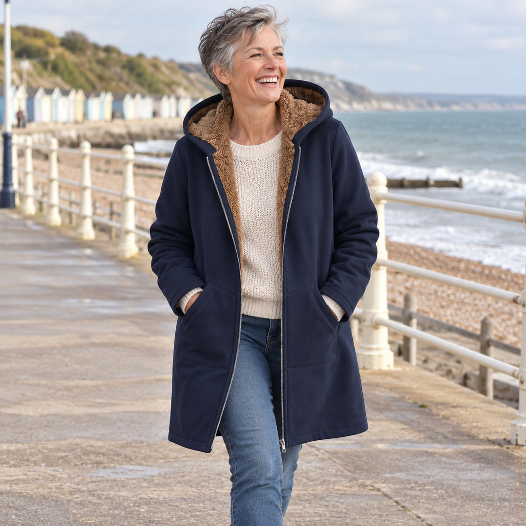 Nadja - Hooded Longline Coat