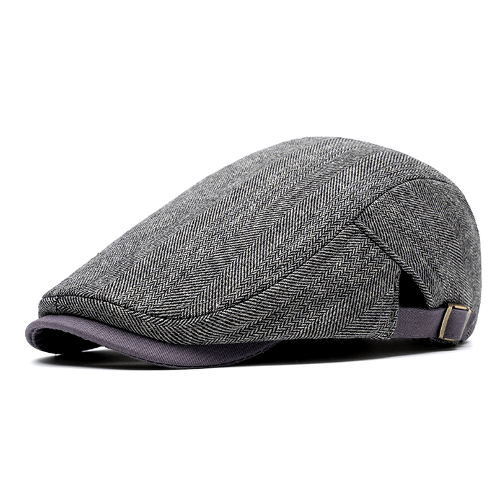 Linus - Textured Flat Cap