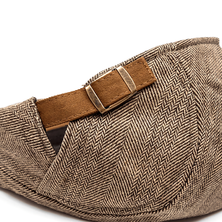 Linus - Textured Flat Cap