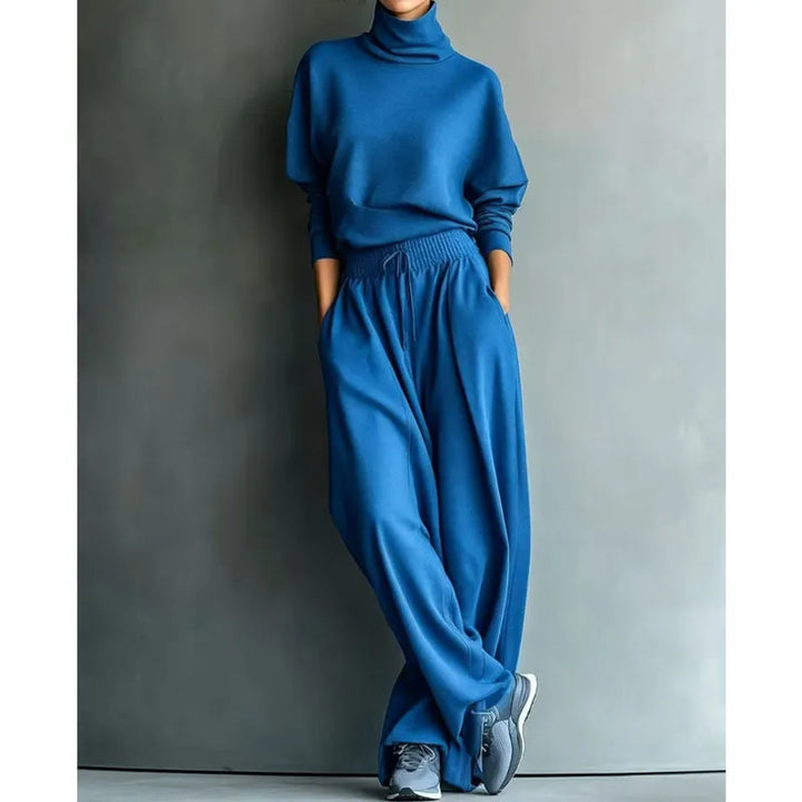 Orianna - Soft-Touch Turtleneck Two-Piece Set