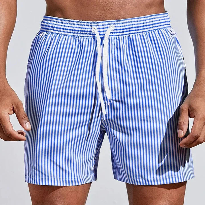 Jarrow - Quick-Dry Striped Boardshorts