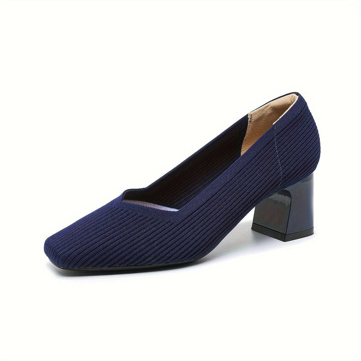 Hetty - Square-Heeled Court Shoe