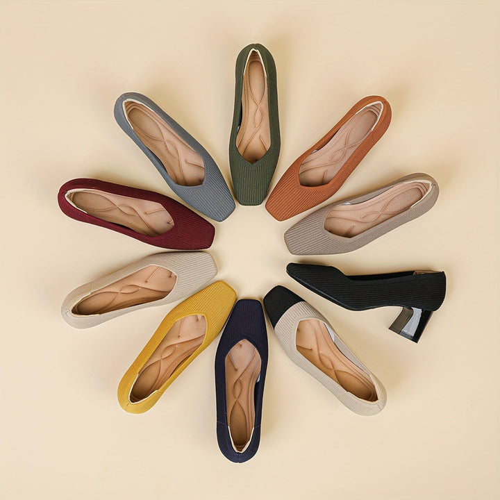Hetty - Square-Heeled Court Shoe