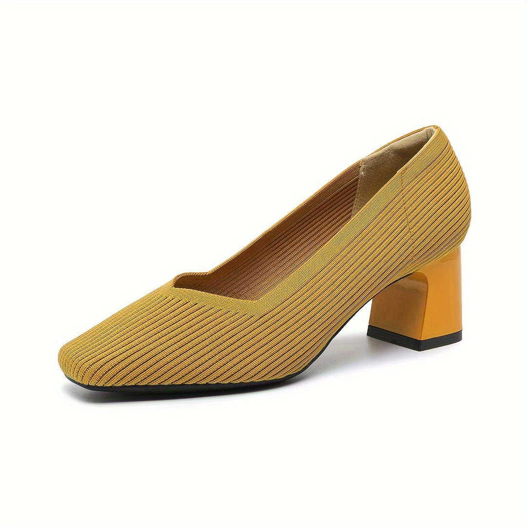 Hetty - Square-Heeled Court Shoe