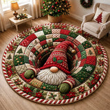 Adelie - Festive Christmas Round Rug