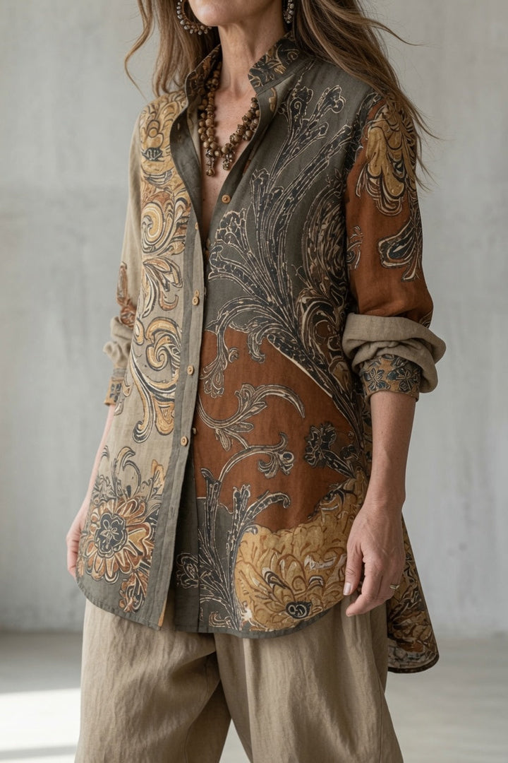 Laurienne - Breathable Shirt and Trousers Co-ord Set