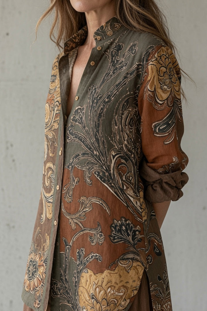 Laurienne - Breathable Shirt and Trousers Co-ord Set