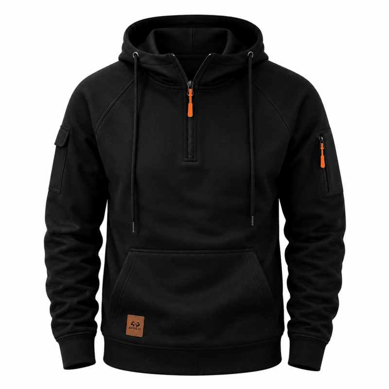 Zeke - Quarter-Zip Hooded Sweatshirt