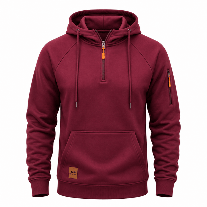 Zeke - Quarter-Zip Hooded Sweatshirt