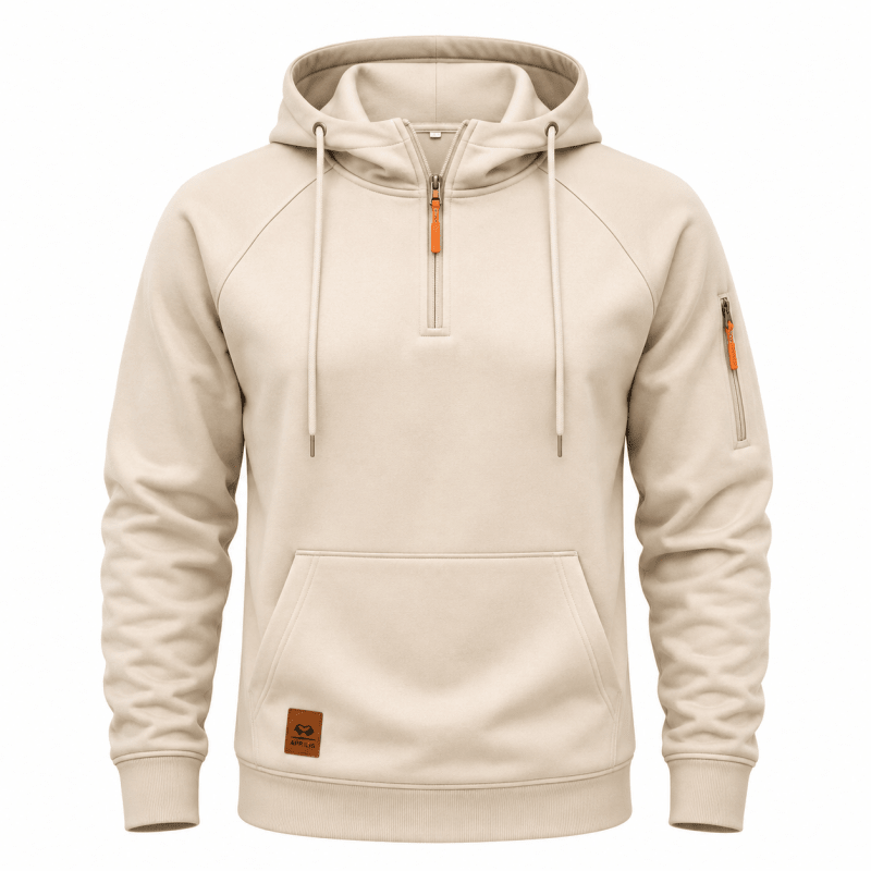 Zeke - Quarter-Zip Hooded Sweatshirt